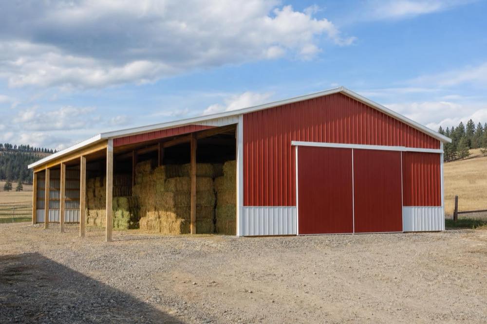 agricultural pole barn near Spokane County, WA