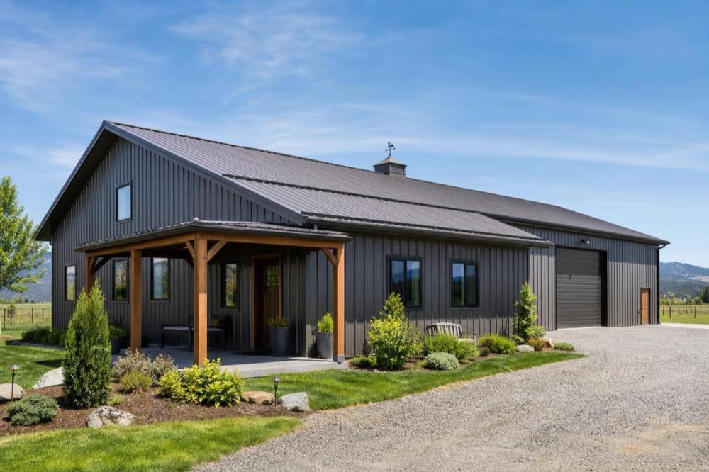 barndominium pole building near Spokane, WA